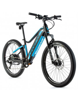 VELO ELECTRIQUE-VAE VTT 26 LEADER FOX ARIMO 2021 MIXTE NOIR MAT-BLEU 8V MOTEUR ROUE AR BAFANG 36V 45Nm BATTERIE 15Ah (14'' - H3