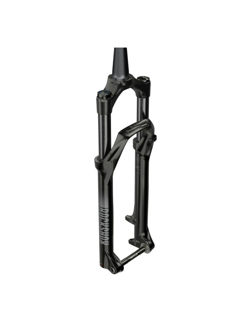 "FOURCHE VTT 29 "" ROCKSHOX JUDY SILVER TK SOLO AIR NOIR POUR FREIN A DISQUE (CONE 39.8mm en bas) PIVOT CONIQUE LISSE 1""1-8-28