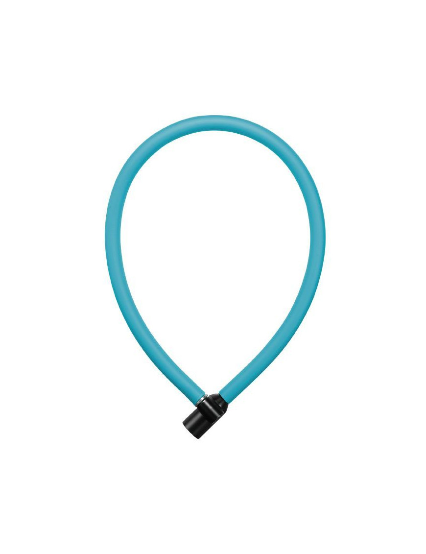 ANTIVOL VELO CABLE A CLE AXA DIAM 6mm L 60cm BLEU ICE