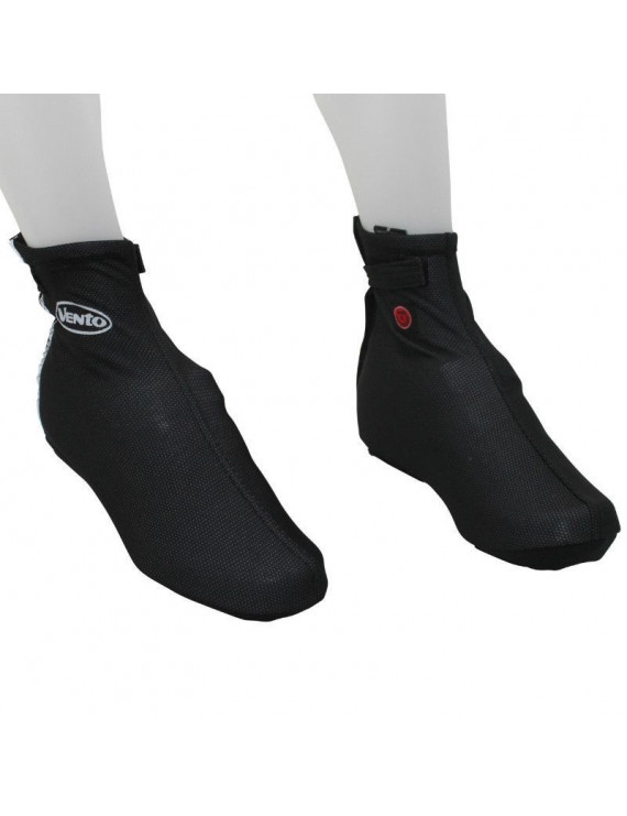 COUVRE CHAUSSURE HIVER ROUTE NOIR 40-41  (ZIP + VELCRO) (PAIRE)