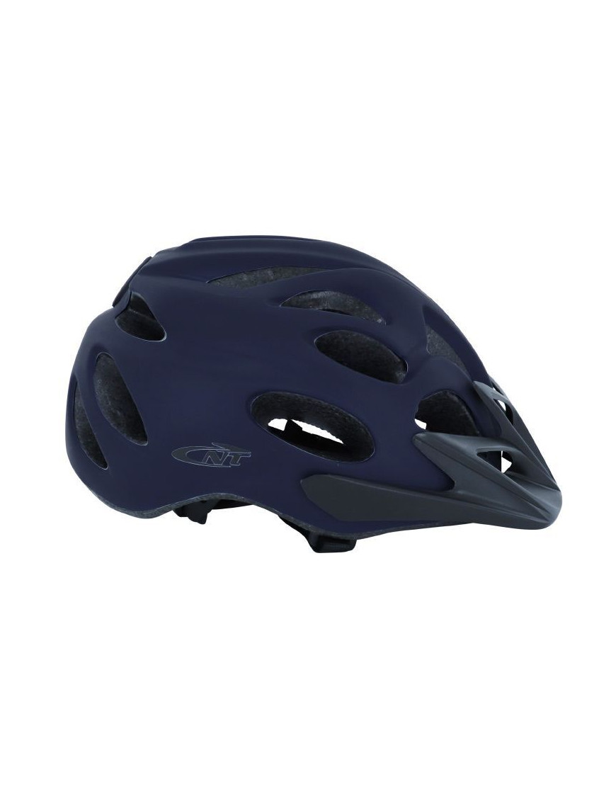 CASQUE VELO ADULTE NEWTON CITY V2 BLEU NUIT MAT AVEC VISIERE ET LOCK TAILLE 55-58 + ECLAIRAGE LED INCORPORE (VENDU EN BOITE)