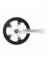 PEDALIER ROUTE STRONGLIGHT 8V. IMPACT R ARGENT 170mm 42dts AVEC CARTER POUR TRANSMISSION SANS TENDEUR DE CHAINE POUR MOYEUX VIT