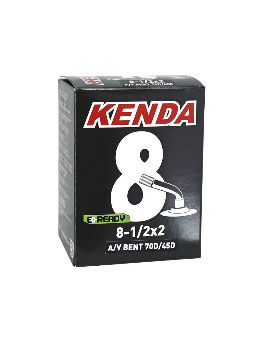 CHAMBRE A AIR TROTTINETTE  8.5  X 2.00 VALVE STANDARD KENDA COUDEE 45°