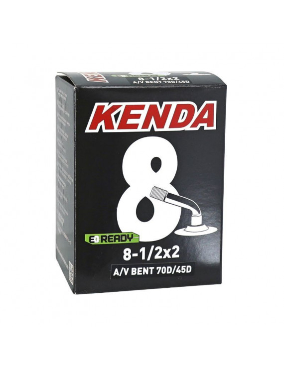 CHAMBRE A AIR TROTTINETTE  8.5  X 2.00 VALVE STANDARD KENDA COUDEE 45°