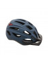 CASQUE VELO CITY ADULTE POLISPORT CITYGO BLEU FONCE MAT TAILLE 52-59 SYSTEM QUICK LOCK AVEC LUMIERE INTEGREE