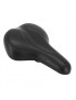 SELLE NEWTON CITY FLUIDYNAMIC DOUBLE DENSITE CONFORT 50 MODERATE NOIR AVEC ELASTOMERES 272x192mm