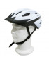 CASQUE VELO ROUTE-VTT POLISPORT SPORT RIDE BLANC TAILLE 58-62 AVEC VISIERE ET SYSTEM EASY DIAL (VENDU SUR CARTE)