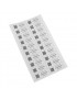 ETIQUETTE D'IDENTIFICATION-MARQUAGE VELO ANTIVOL AUVRAY ICABIKE AVEC QR CODE (OBLIGATION 2021) (VENDU PAR 20)