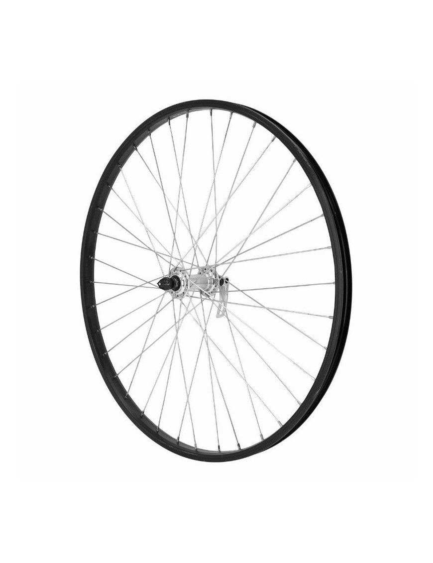 "ROUE VTT 26"" AVANT ALU M110 NOIRE MOY ARGENT ALU BLOCAGE"