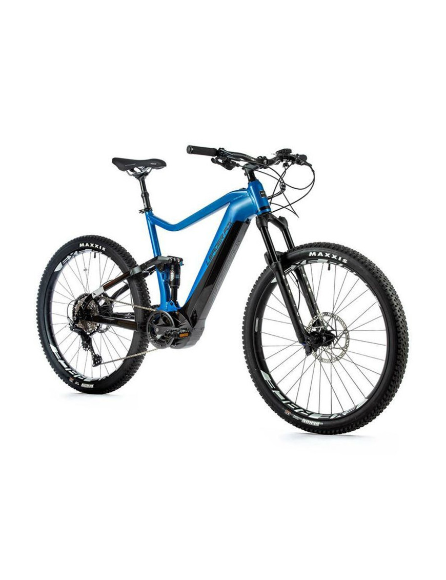 VELO ELECTRIQUE-VAE VTT 29 LEADER FOX AYRA 2023 TOUT SUSPENDU HOMME BLEU TIGRE 11V MOTEUR CENTRAL PANASONIC GX ULTIMATE 36V 90N