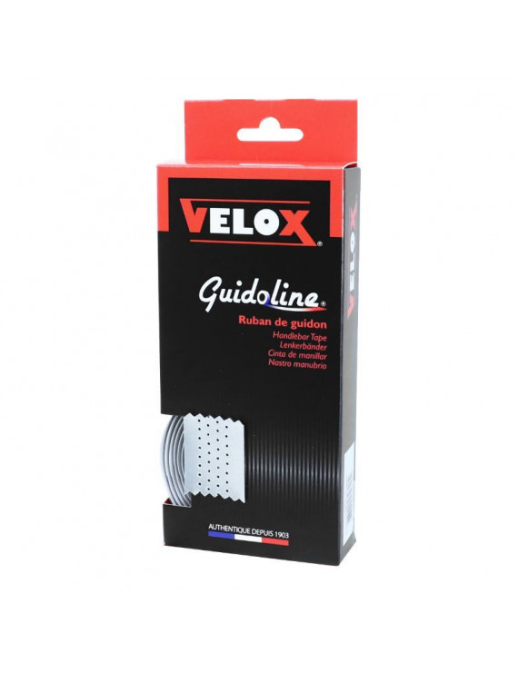 RUBAN DE GUIDON VELOX GLOSS PERFORE ARGENT BRILLANT