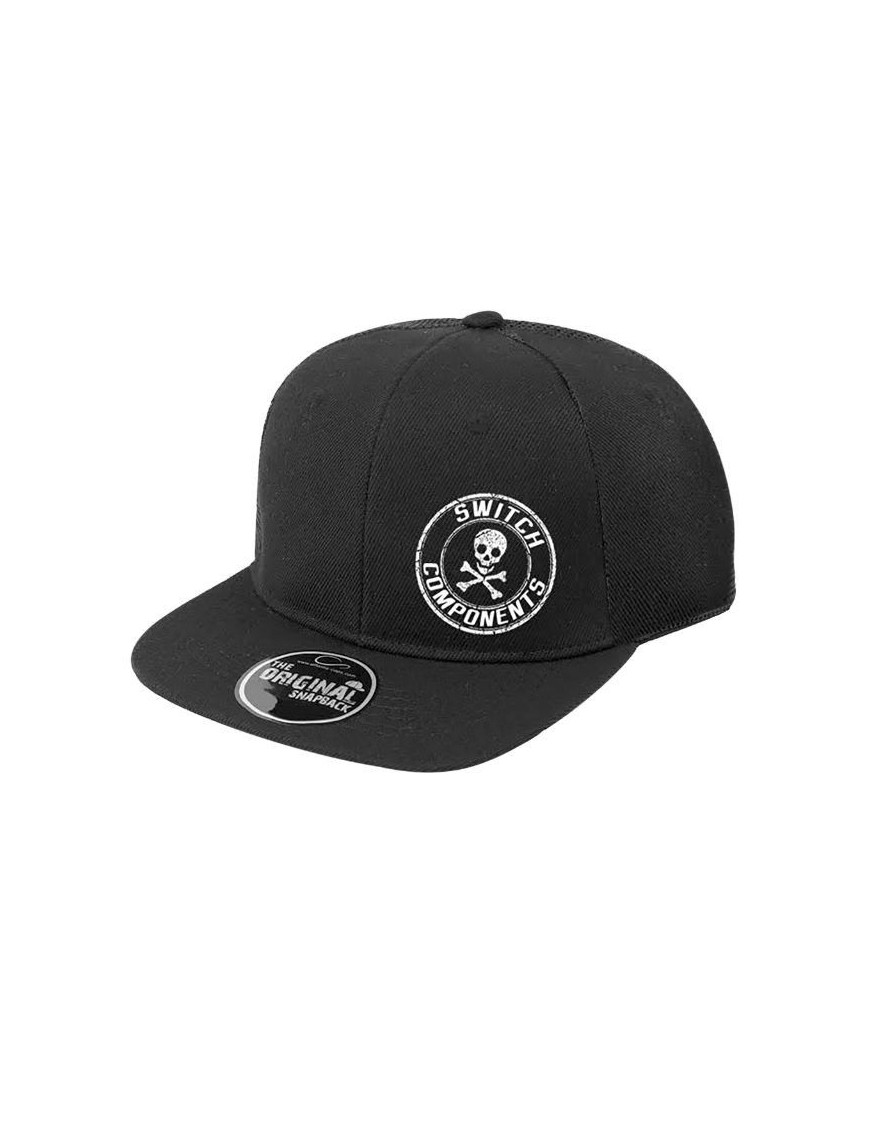 CASQUETTE SWITCH NOIRE TETE DE MORT NOIRE