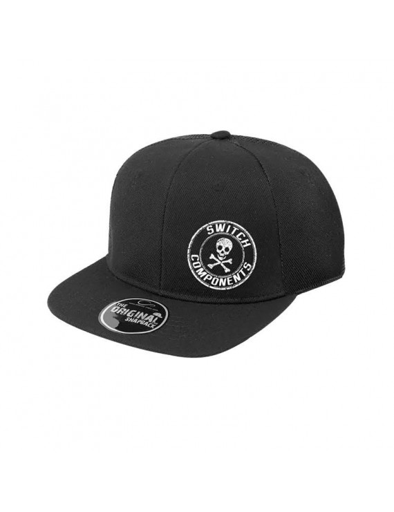 CASQUETTE SWITCH NOIRE TETE DE MORT NOIRE