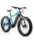 VELO ELECTRIQUE-VAE VTT FATBIKE 26 LEADER FOX BRAGA 2023 BLEU MAT 9V MOTEUR CENTRAL BAFANG M510 36V 95Nm BATTERIE 20Ah (20'' -