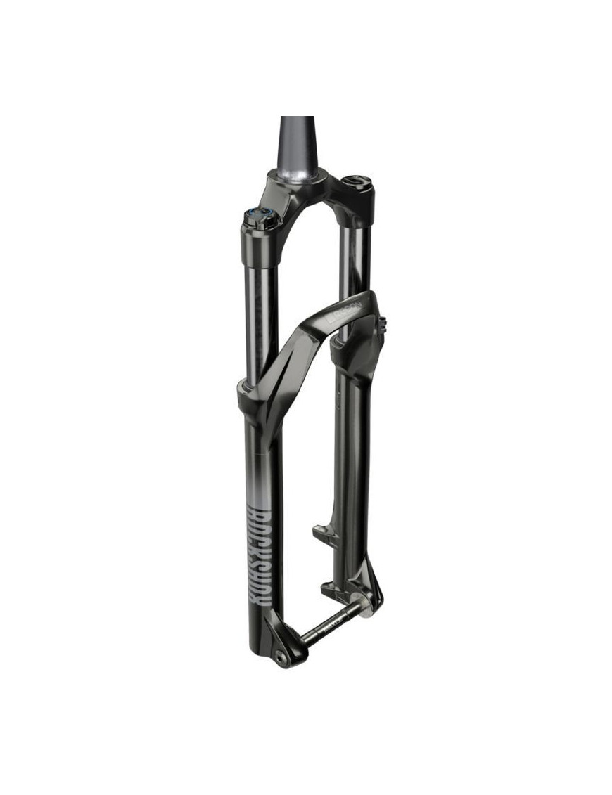 "FOURCHE VTT 29 "" ROCKSHOX RECON SILVER TK SOLO AIR NOIR POUR FREIN A DISQUE (CONE 39.8mm en bas) PIVOT CONIQUE LISSE 1""1-8-2