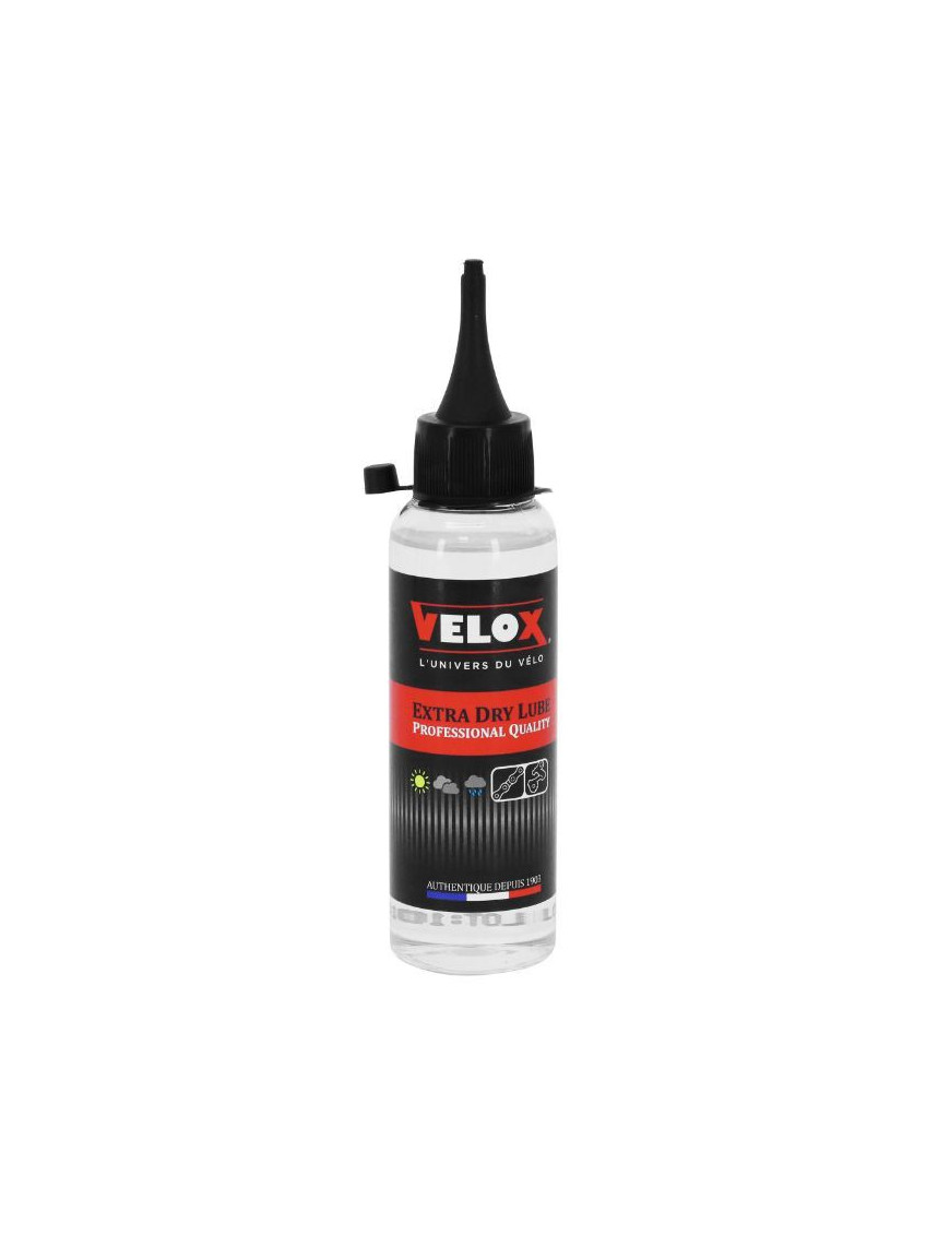 LUBRIFIANT VELO VELOX DRY LUBE POUR CHAINES SECHES (100ml)