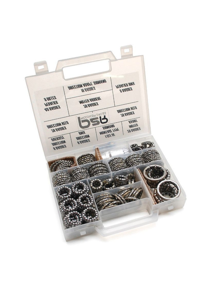 CAGE A BILLES (MALETTE CONTENANT 80 CAGES DIRECTION-48 CAGES PEDALIERS-40 CAGES MOYEUX)