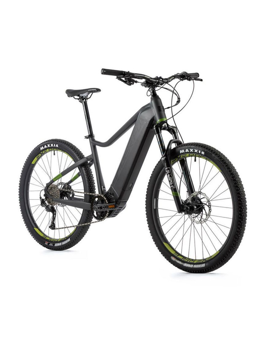 VELO ELECTRIQUE-VAE VTT 27,5 LEADER FOX ALTAR 2023 GRIS MAT 9V HOMME MOTEUR CENTRAL BAFANG M510 36V 95Nm BATTERIE 20Ah (TAILLE 