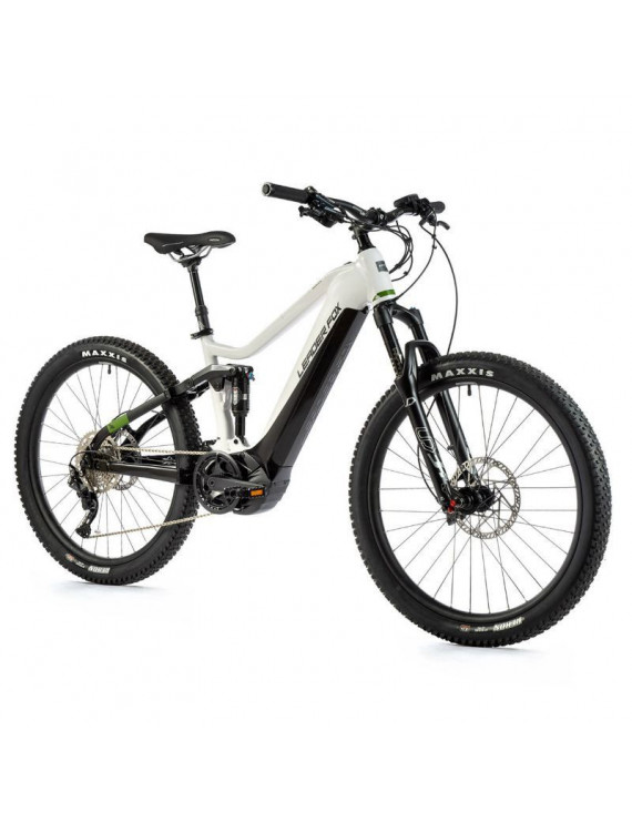 "VELO ELECTRIQUE-VAE VTT 29 LEADER FOX ARRAN 2023 TOUT SUSPENDU HOMME BLANC 10V MOTEUR CENTRAL PANASONIC GX ULTIMATE 36V 90Nm B
