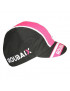 CASQUETTE VELO EQUIPE PRO ROUBAIX NOIR-ROSE