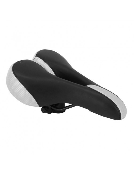 SELLE CITY CONFORT TREKKING SUPER CONFORT MODERATE NOIR-ARGENT AVEC CHARIOT SELLE 250x160mm