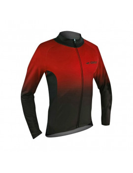 MAILLOT GIST HOMME MANCHES LONGUES DIAMOND ZIP TOTAL ROUGE  M     -5663