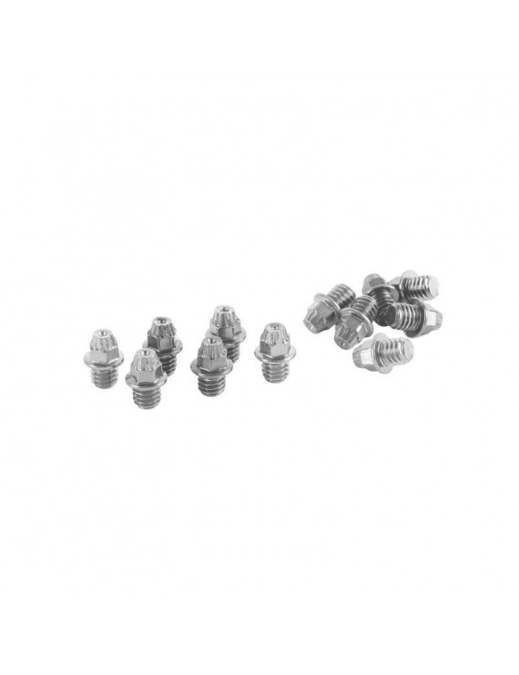 PICOTS - PIN POUR PEDALE VTT DESCENTE - BMX SWITCH ET NEWTON COLORI ARGENT (SACHET DE 10pcs)
