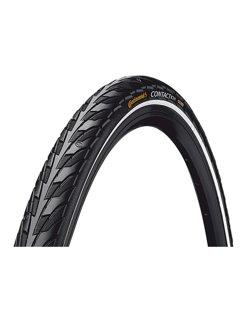 PNEU VTT URBAIN 26 X 1.75 CONTINENTAL FLANC REFLEX CONTACT NOIR TR (47-559) HOMOLOGUE VAE