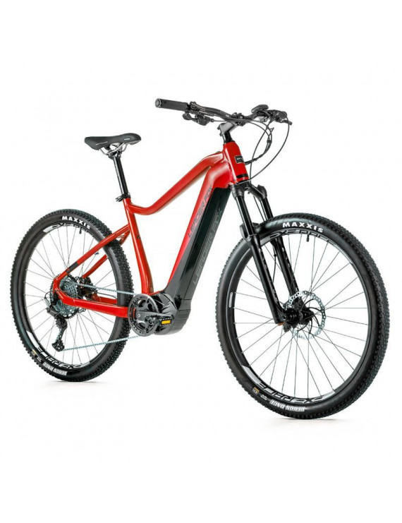 "VELO ELECTRIQUE-VAE VTT 29 LEADER FOX ORTON 2023 HOMME ROUGE TIGRE 11V MOTEUR CENTRAL PANASONIC GX ULTIMATE 36V 90Nm BATTERIE 