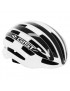 CASQUE VELO ADULTE GIST ROUTE BRAVO BLANC-NOIR FULL IN-MOLD TAILLE 56-62 REGLAGE MOLETTE SERRAGE FIDLOCK