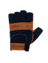 GANTS VELO COURT CHIBA RETRO NOIR-MARRON XXL  (PAIRE SUR CARTE) - QUALITE ALLEMANDE -