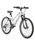 VELO MUSCULAIRE VTT 24 LEADER FOX SPIDER 2023 FILLE BLANC MAT 8V (TAILLE ENFANT 135 à 145 cm)