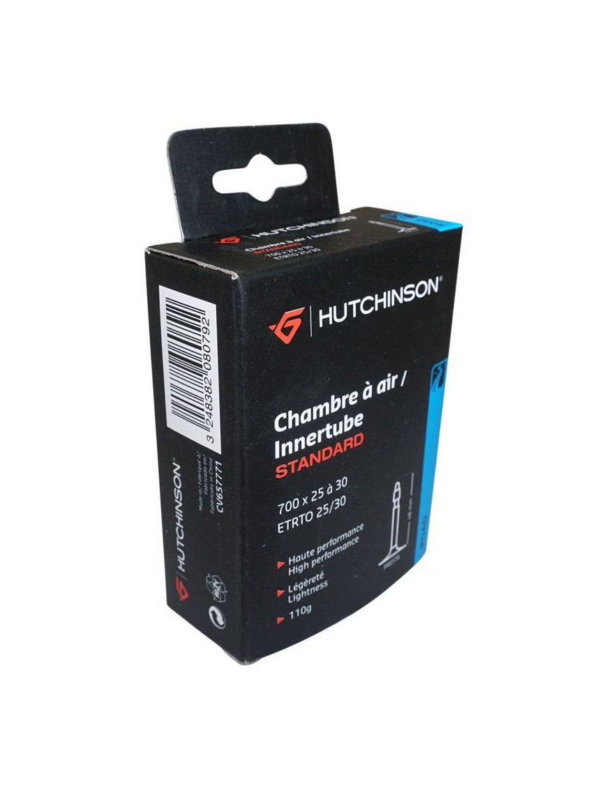 CHAMBRE A AIR VELO 700 x 25-30 HUTCHINSON VALVE PRESTA 48mm