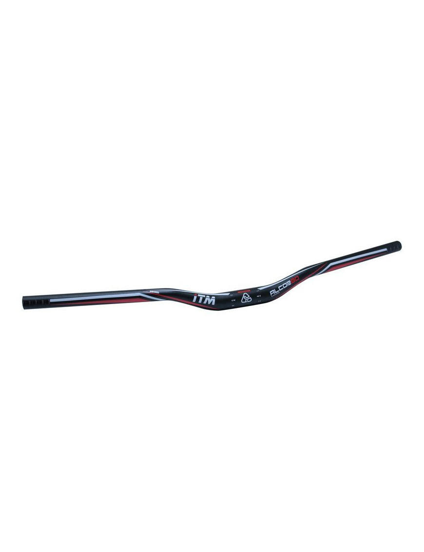 CINTRE VTT DEMI RELEVE ITM ALCOR NOIR 31,8mm L740mm