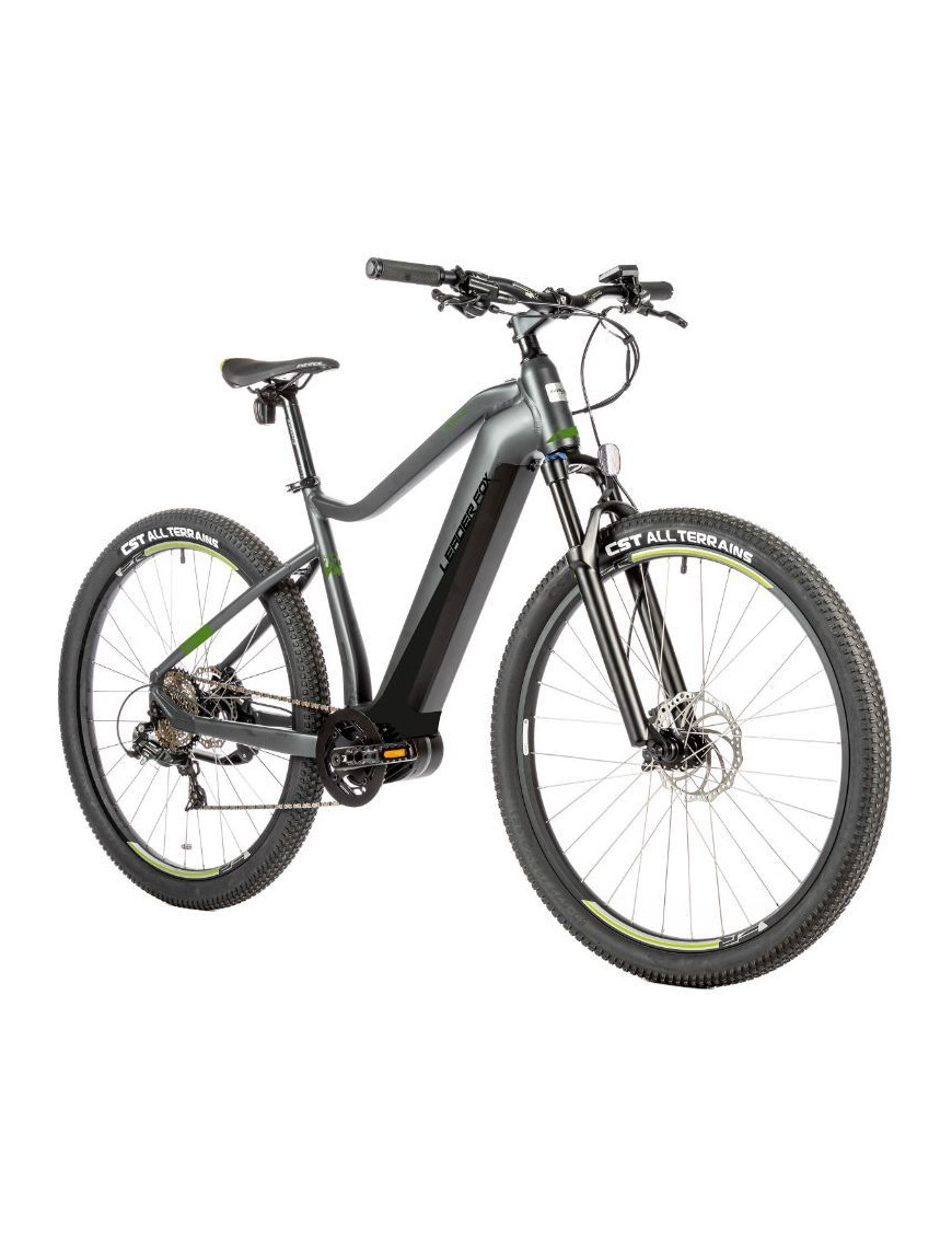 VELO ELECTRIQUE-VAE VTT 29 LEADER FOX SWAN 2023 HOMME GRIS 9V MOTEUR CENTRAL BAFANG M300 36V 80Nm BATTERIE 15Ah (TAILLE CADRE 2