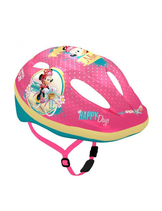 CASQUE VELO ENFANT DISNEY V2 MINNIE ROSE AVEC MOLETTE REGLAGE TAILLE 52-56 (VENDU SUR CARTE)