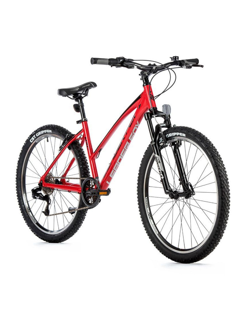 VELO MUSCULAIRE VTT 26 LEADER FOX MXC 2023 FEMME ROUGE 8V CADRE 16 POUCES (TAILLE ADULTE 160 à 168 cm)