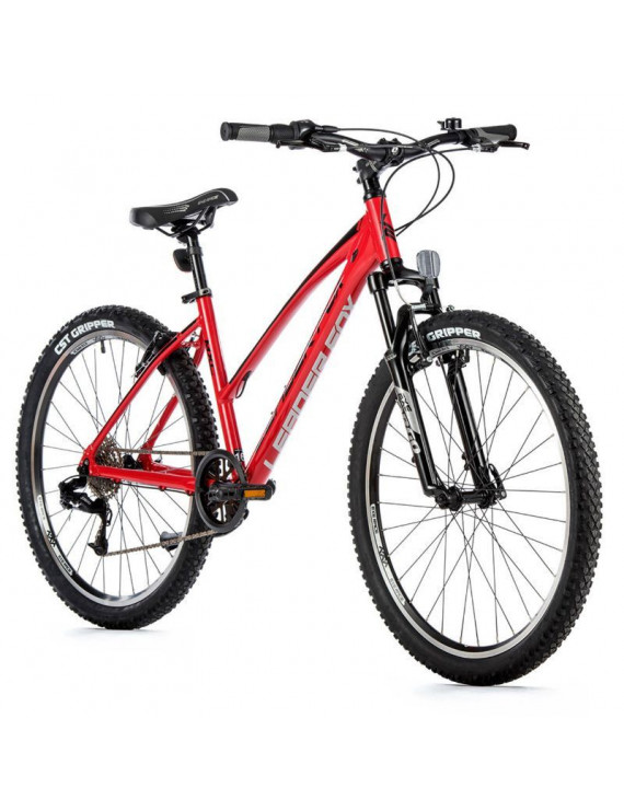 VELO MUSCULAIRE VTT 26 LEADER FOX MXC 2023 FEMME ROUGE 8V CADRE 16 POUCES (TAILLE ADULTE 160 à 168 cm)