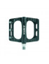 PEDALE VTT DESCENTE - BMX SWITCH FREERIDE NOIR ALU FILETAGE 9-16 AVEC PICOTS (PAIRE) 100x90mm