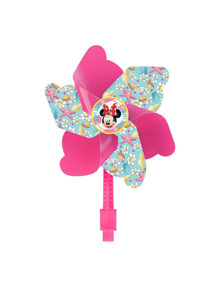 MOULIN A VENT DISNEY MINNIE ROSE (VENDU A L'UNITE)