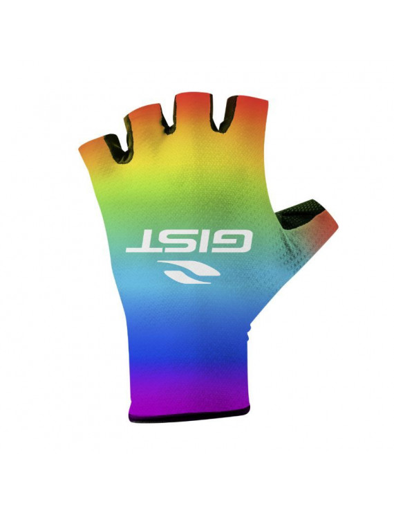 GANTS VELO COURT GIST DIAMOND ETE RAINBOW XL (PAIRE SUR CARTE) SANS VELCRO   -5525