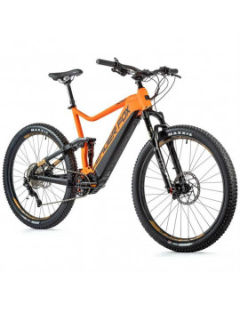 VELO ELECTRIQUE-VAE VTT 29 LEADER FOX ACRON 2023 TOUT SUSPENDU ORANGE 10V MOTEUR CENTRAL BAFANG M510 36V 95Nm BATTERIE 20Ah (TA