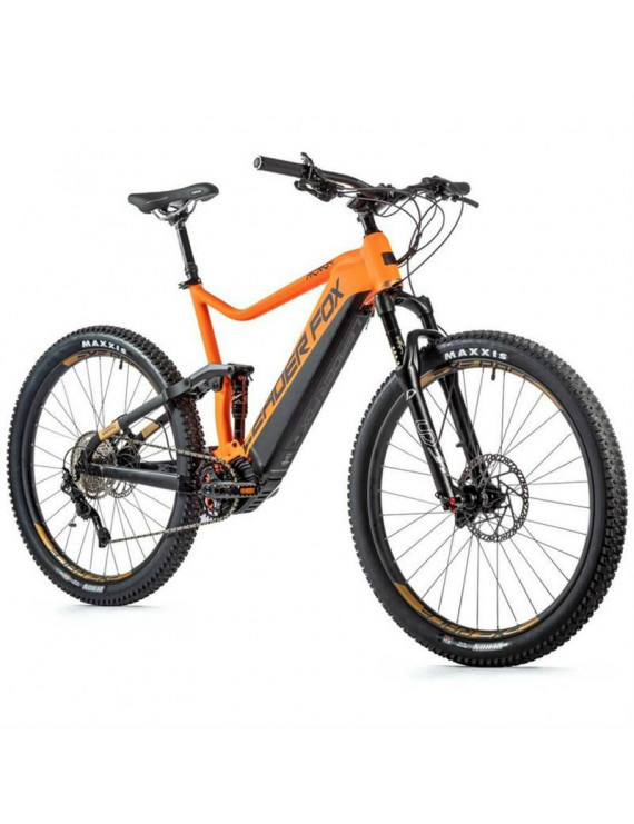 "VELO ELECTRIQUE-VAE VTT 29 LEADER FOX ACRON 2023 TOUT SUSPENDU ORANGE 10V MOTEUR CENTRAL BAFANG M510 36V 95Nm BATTERIE 20Ah (T