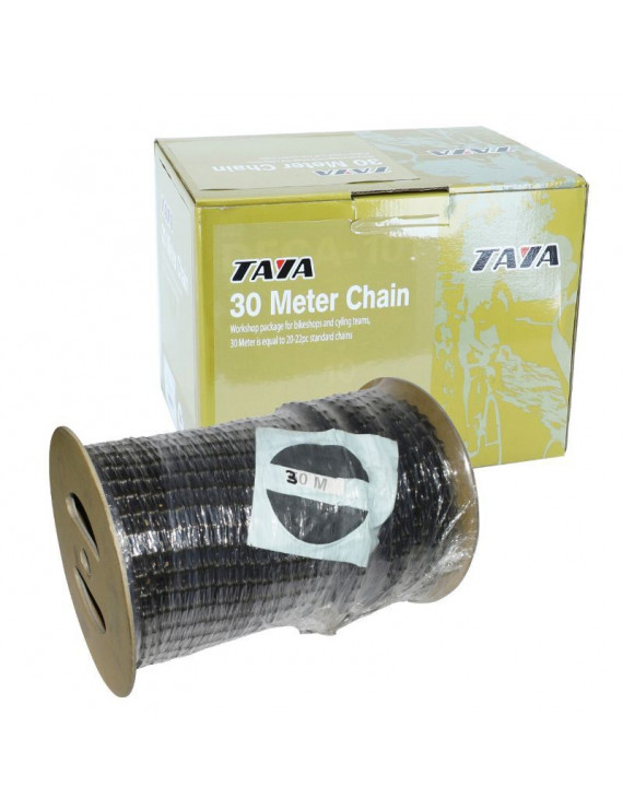 CHAINE VELO CITY 1-3V. TAYA NOIR ROULEAU DE 30M (AVEC 30 CONNECTEURS)