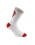 CHAUSSETTES-SOCQUETTES ETE GIST CRANE BLANC-ROUGE 44-47 ANTIBACTERIEN - HAUTEUR 18CM (PAIRE) -5860