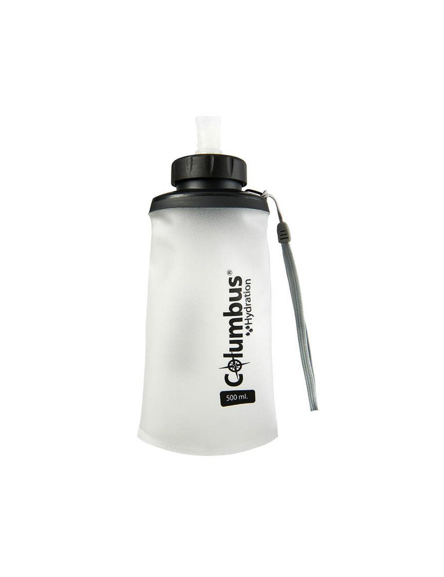 BIDON SOUPLE TRANSLUCIDE 500ml (REPLIABLE A VIDE)