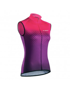 MAILLOT GIST FEMME SANS MANCHE POIS ZIP TOTAL VIOLET   M    -5375