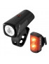 ECLAIRAGE VELO USB KIT SIGMA BUSTER 400 LUMEN -BUSTER RL80 (AUTONOMIE avant 9H-arrière 8H) NOIR - HOMOLOGUE - ADAPTE L'ECLAIRA