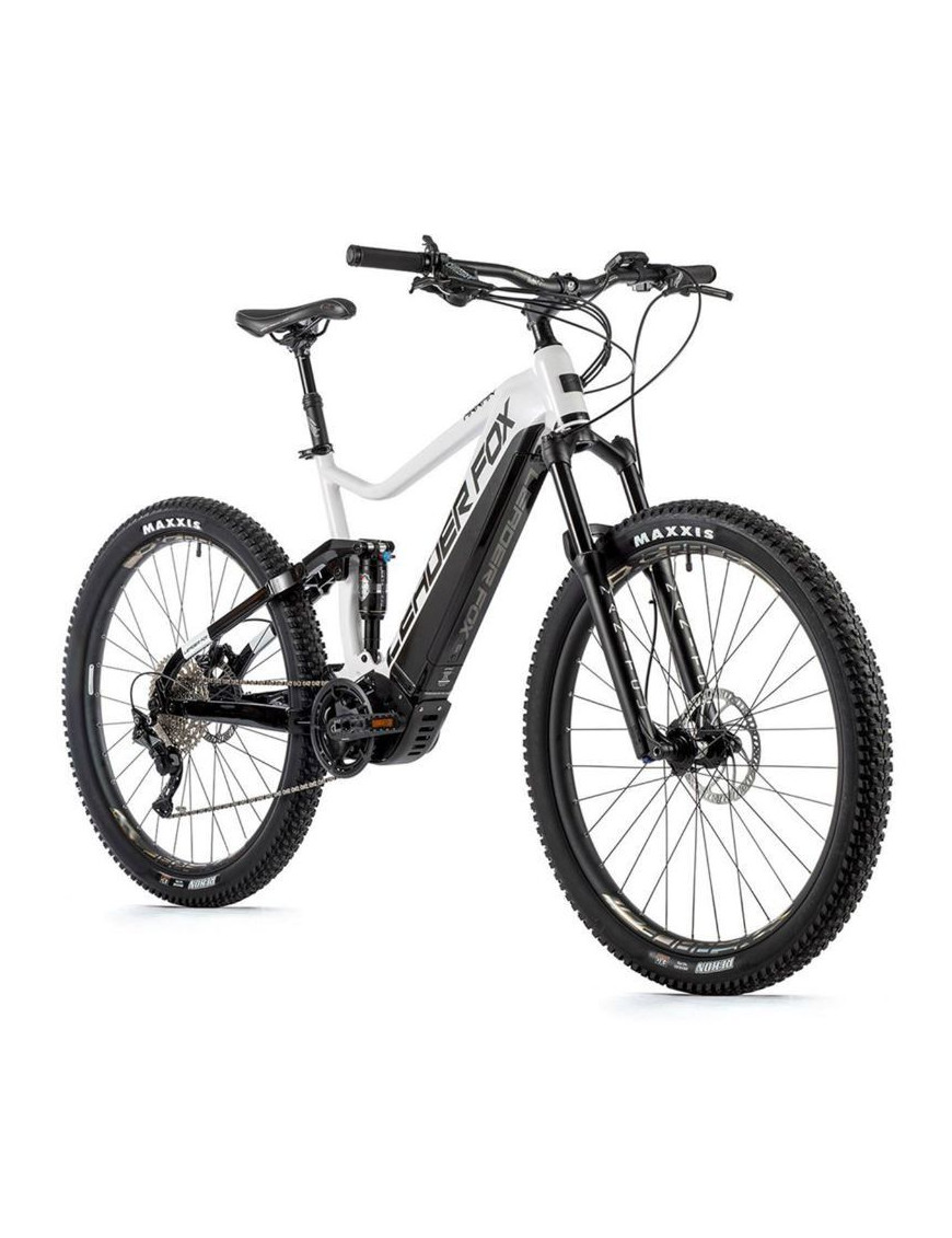 VELO ELECTRIQUE-VAE VTT 29 LEADER FOX ARRAN 2022 TOUT SUSPENDU HOMME BLANC 10V MOTEUR CENTRAL PANASONIC GX ULTIMATE 36V 90Nm BA