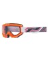 MASQUE-LUNETTES CROSS PROGRIP 3201 ATZAKI ORANGE ECRAN TRANSPARENT ANTI-RAYURES-ANTI U.V. COMPATIBLE AVEC PORT LUNETTES DE VUE 